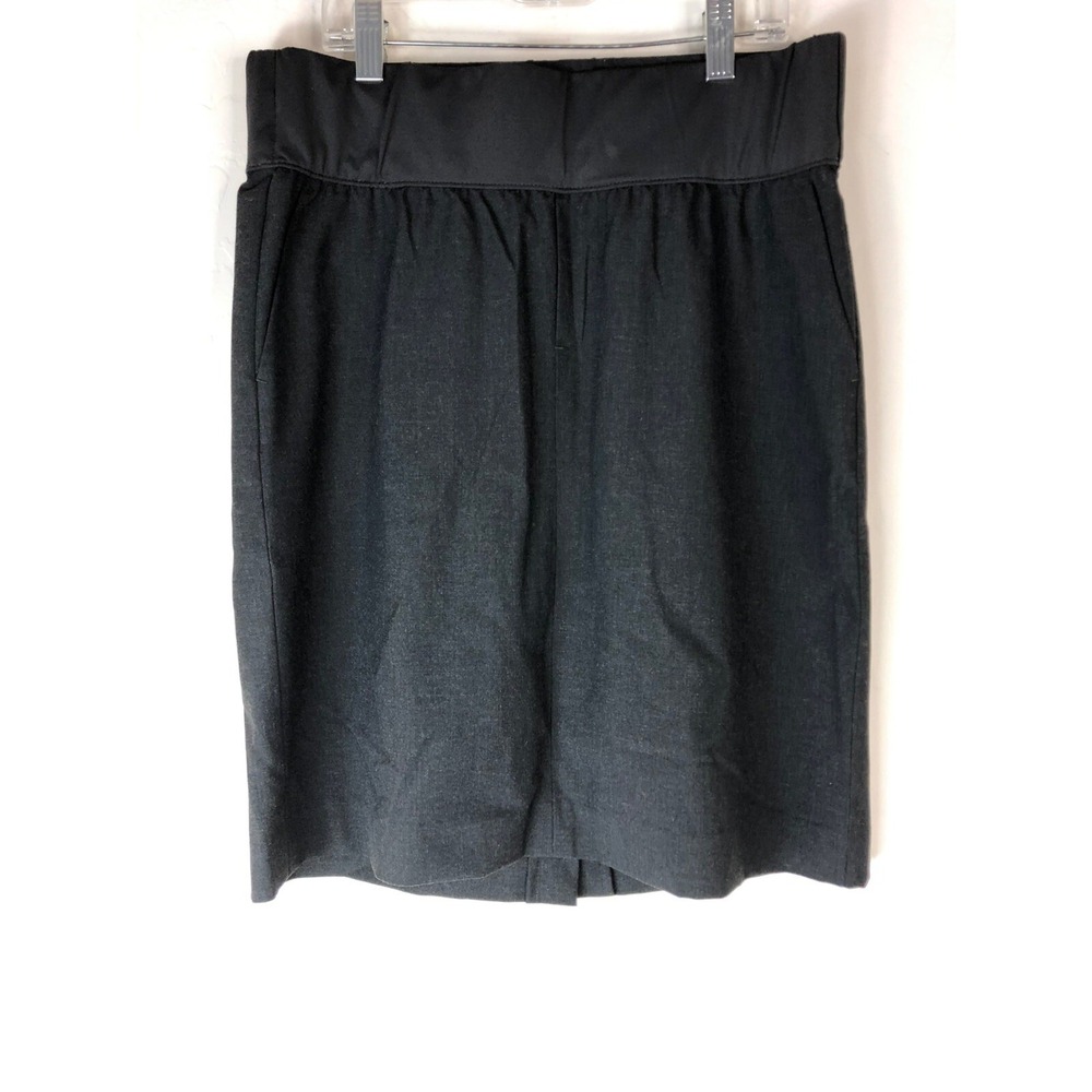 GAP Maternity Size 6 Gray Skirt Work Career‎ Pockets